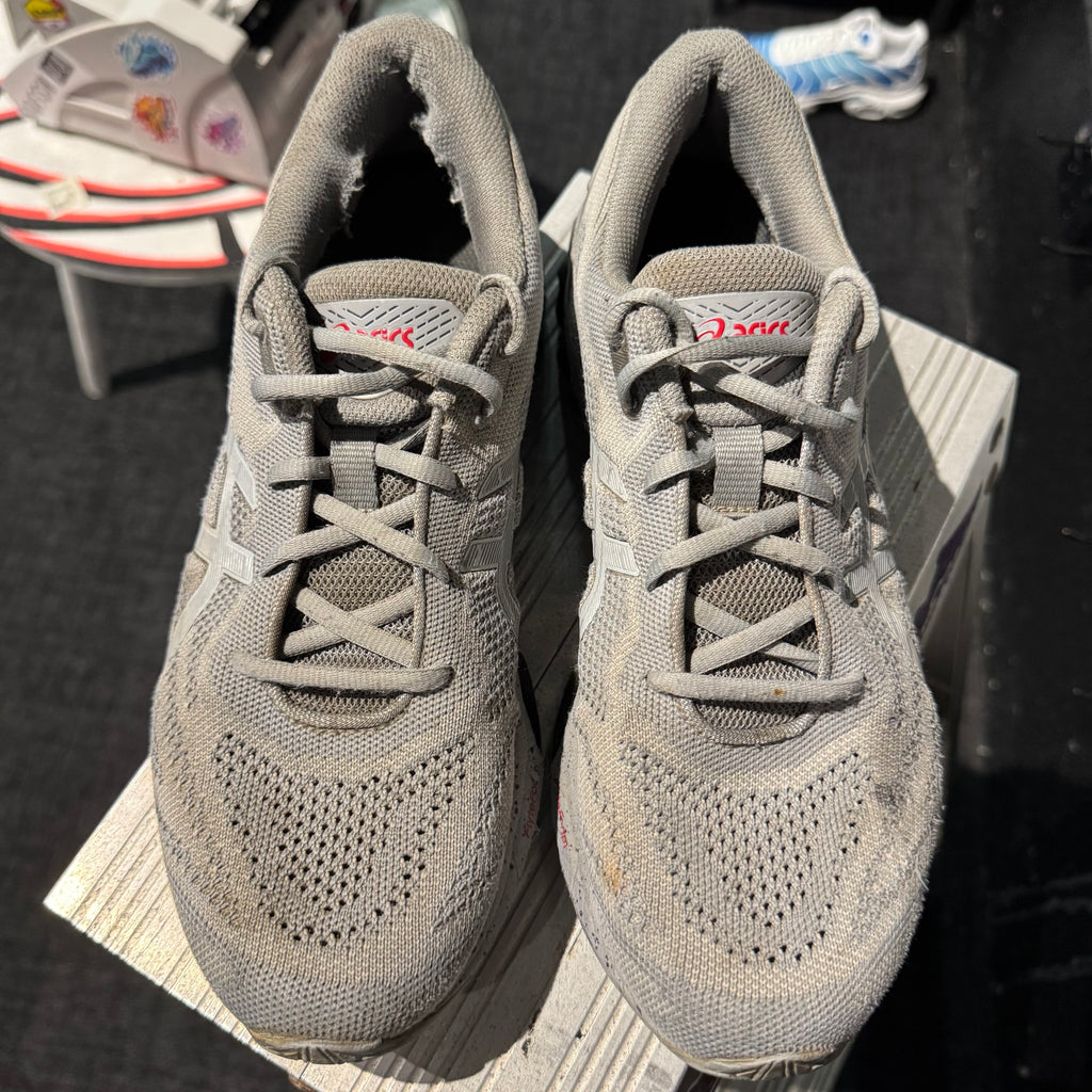 Asics Gel-Quantum 360 7 'Knit Grey Red' (Second hand)