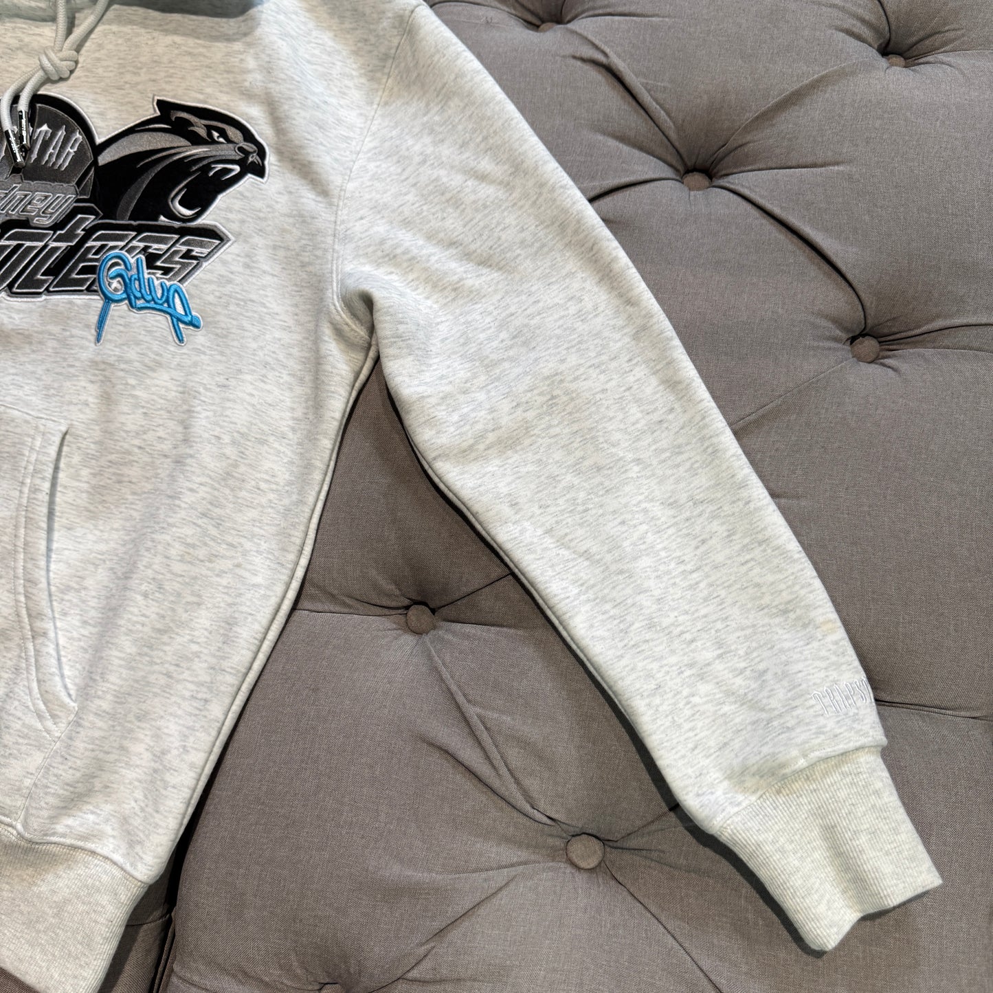 Geedup X Trapstar Sydney Shooters Hoodie 'Marle White' (Second hand)