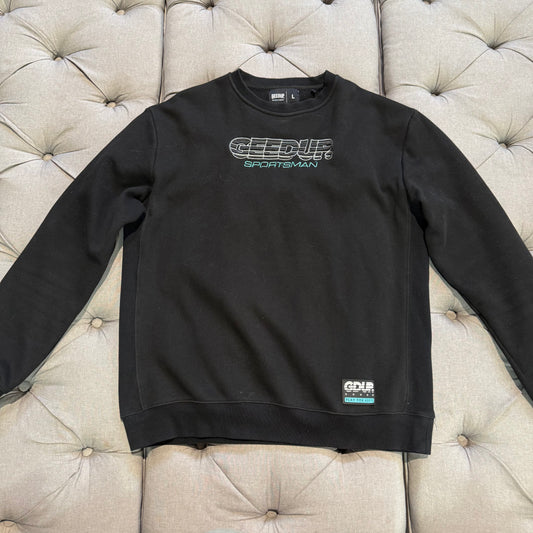 Geedup Sportsman Crewneck 'Black Teal' (Second hand)