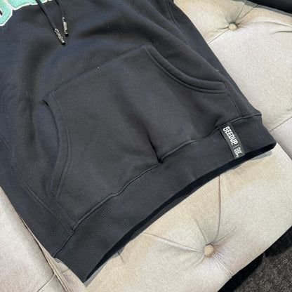 Geedup Play For Keeps Hoodie 'Black Teal' (Second hand)