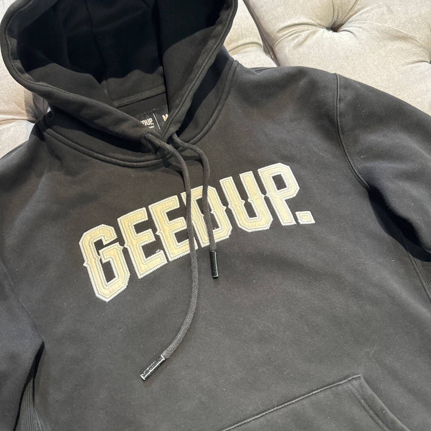Geedup Cities Hoodie 'Black White' (Second hand)