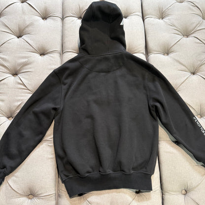 Geedup Hood Logo Zipup Hoodie 'Black White' (Second hand)