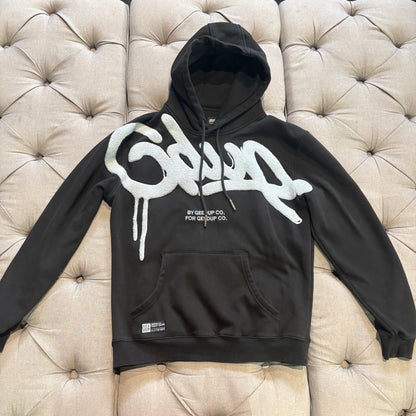 Geedup Handstyle Hoodie 'Black Baby Blue' (Second hand)