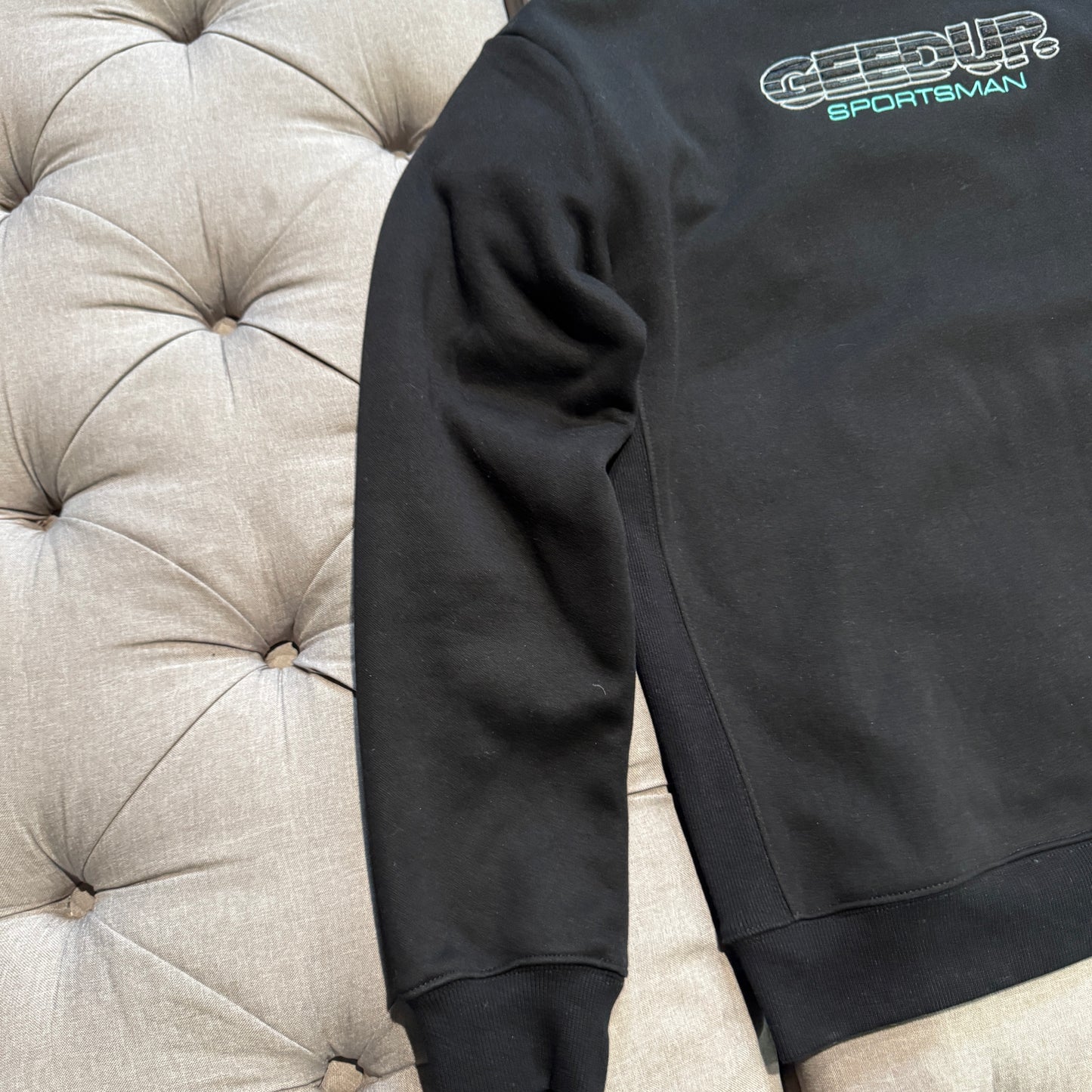 Geedup Sportsman Crewneck 'Black Teal' (Brand New)