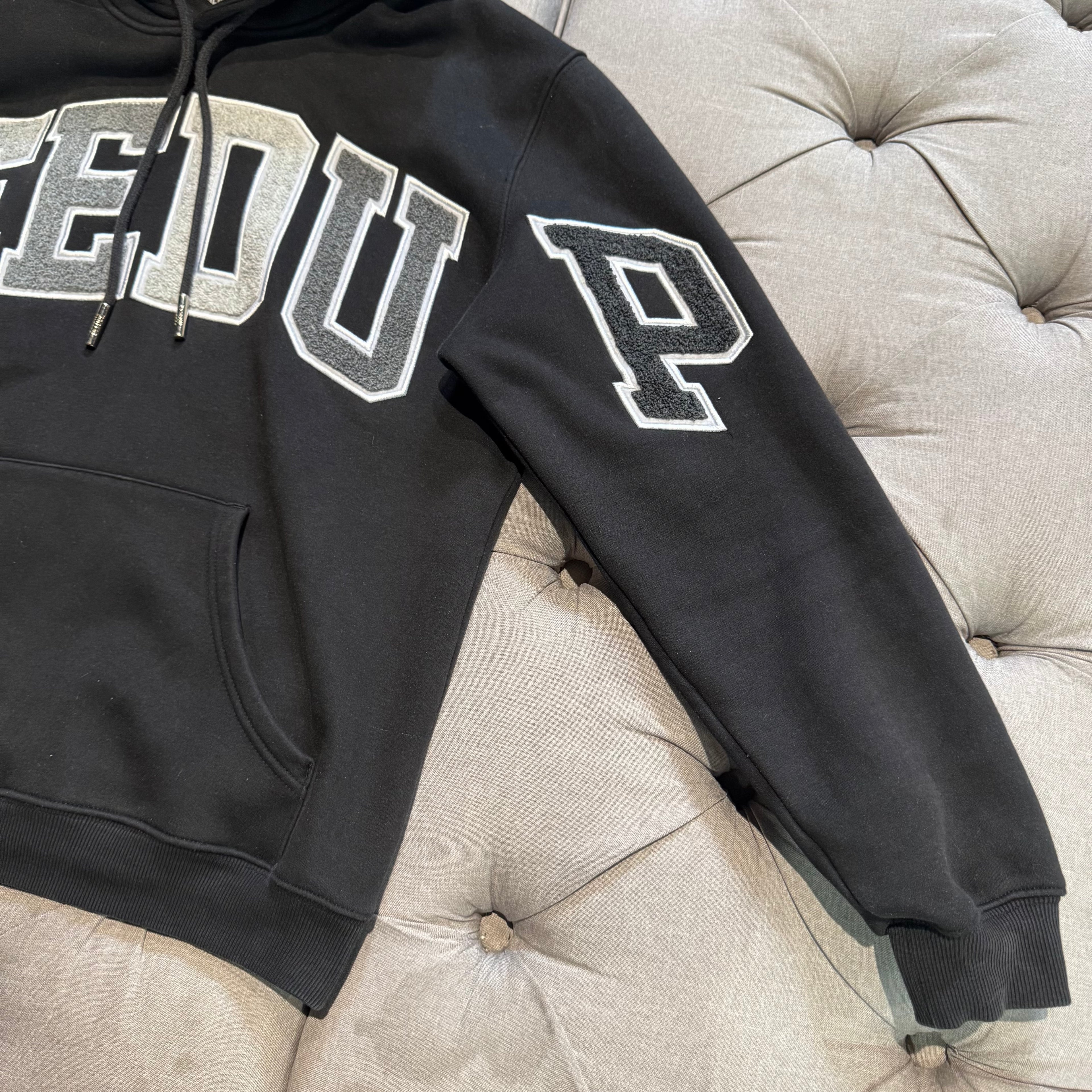 Geedup Team Logo Hoodie 'Black Monochrome' (Second hand)