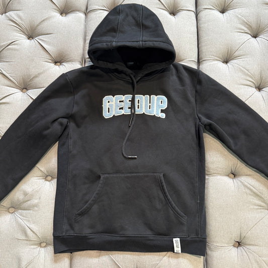 Geedup Play For Keeps Hoodie 'Black Baby Blue' (Second hand)