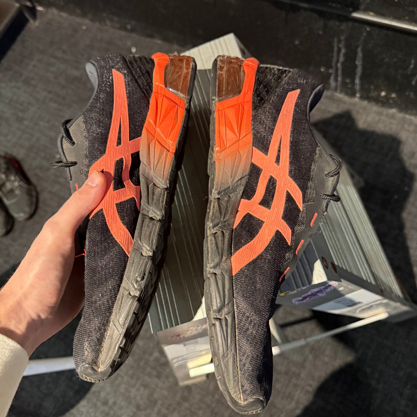 Asics Gel-Quantum 180 5 'Black Sunrise Red' (Second hand)