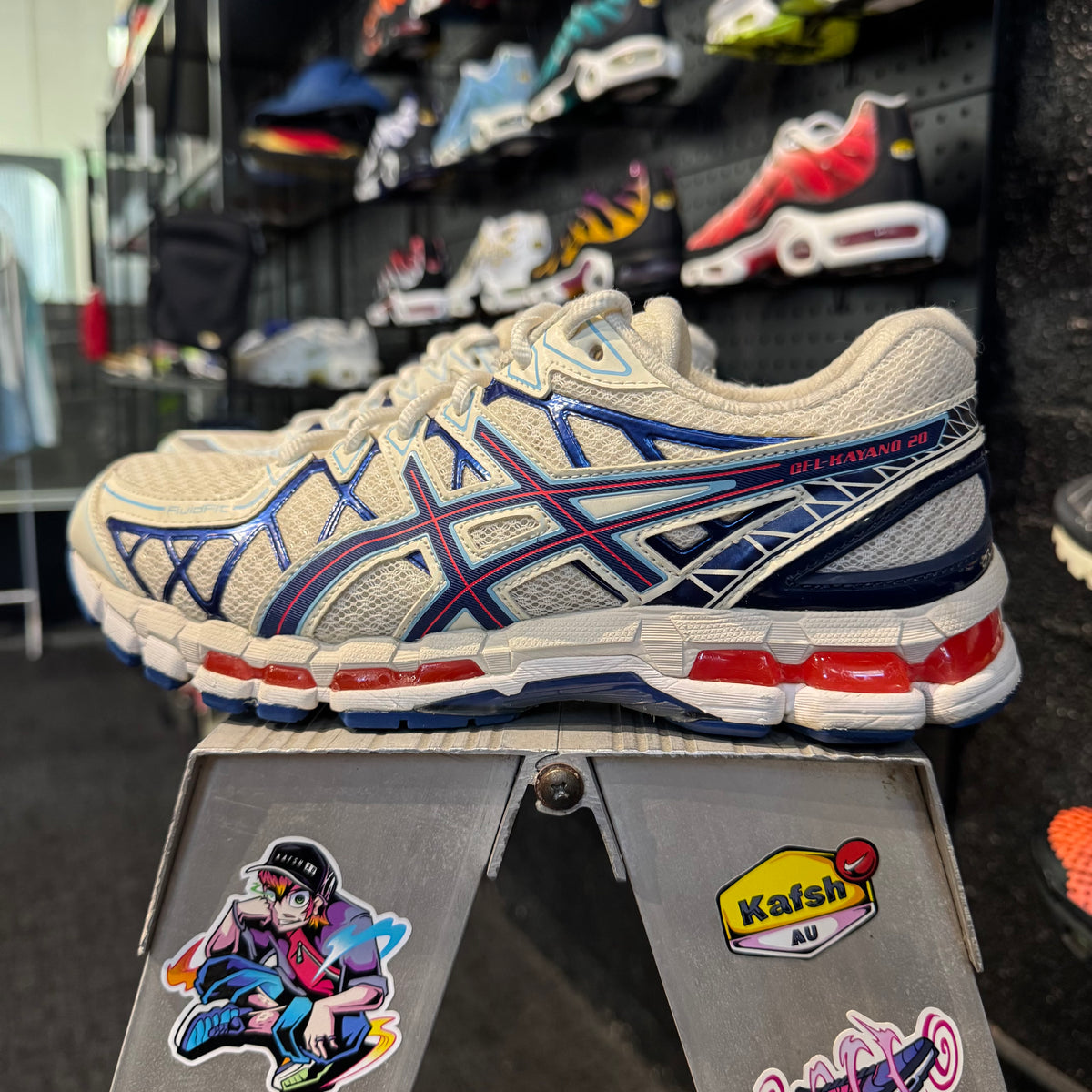 Asics Gel Kayano 20 'Cream Deep Marine' (Second hand)