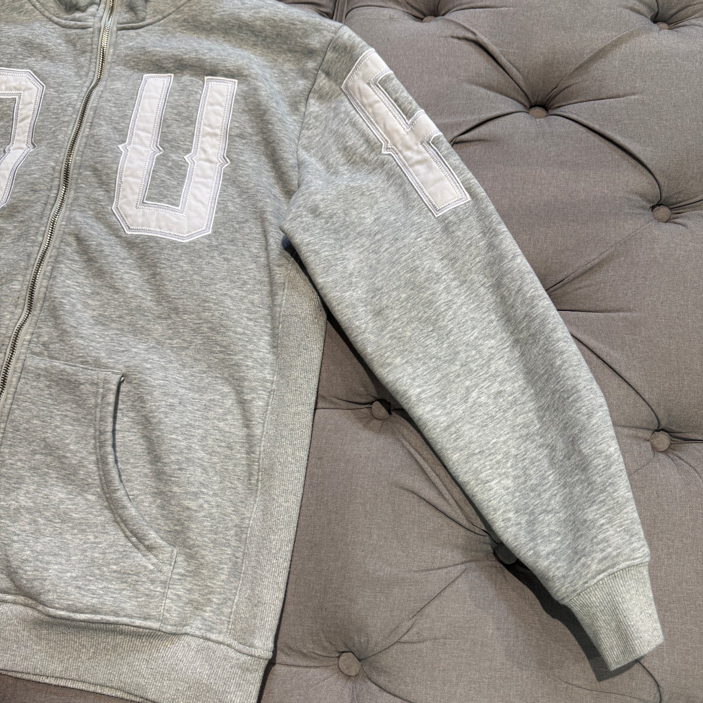 Geedup G.D.U.P Zip Hoodie 'Grey' (Second hand)