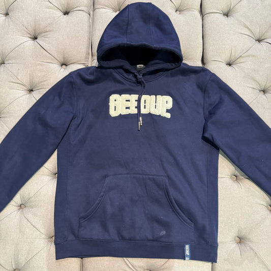 Geedup Play For Keeps Hoodie 'Navy White' (Second hand)