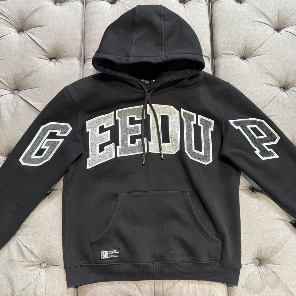 Geedup Team Logo Hoodie 'Black Monochrome' (Second hand)