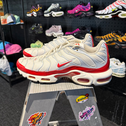 Nike Air Max Plus 'TN' White University Red (Second hand)