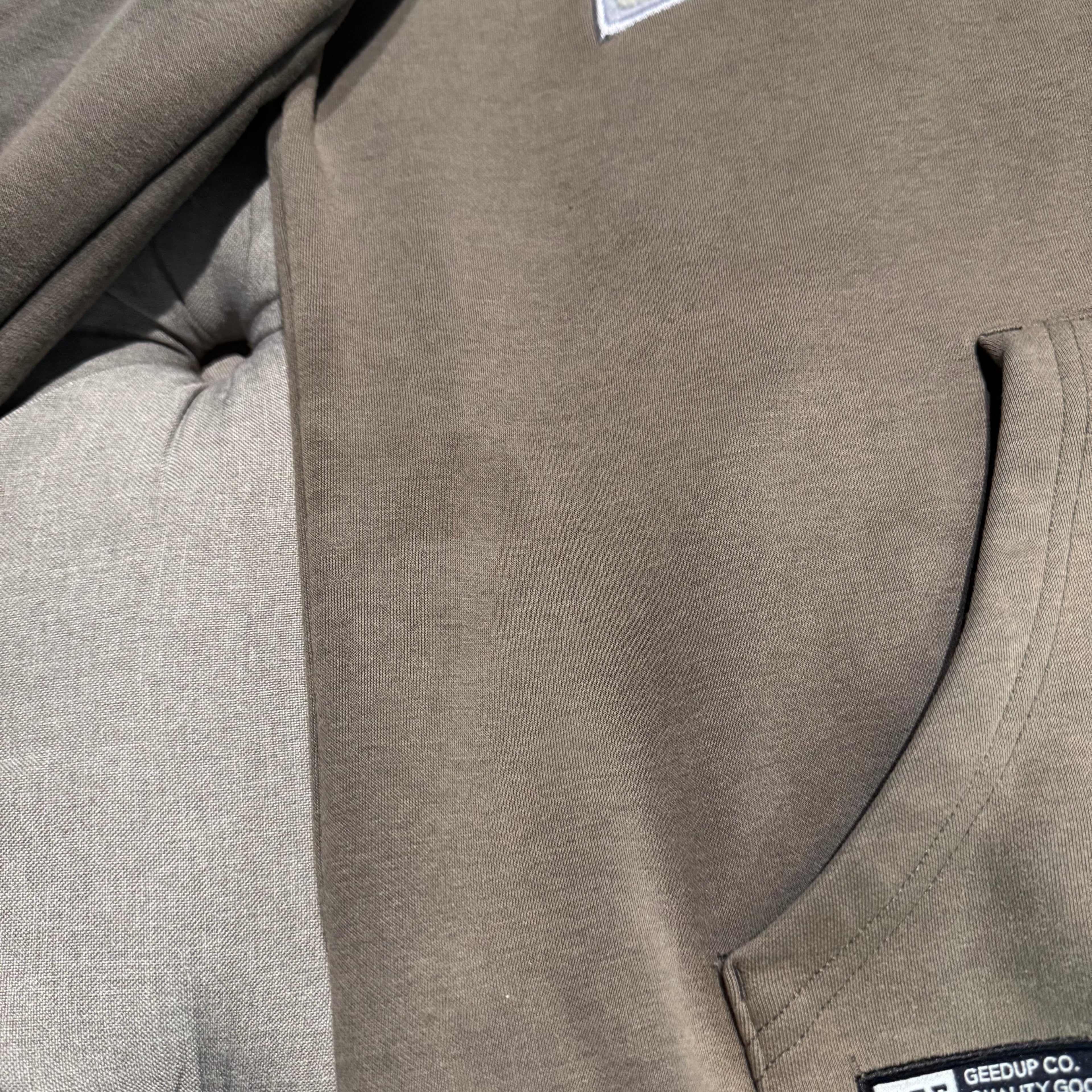 Geedup Team Logo Hoodie 'Asphalt Grey' (Second hand)