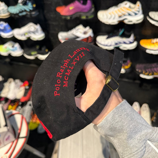 Polo Ralph Lauren New York 2 Horses Cap 'Black Red' (Second Hand)