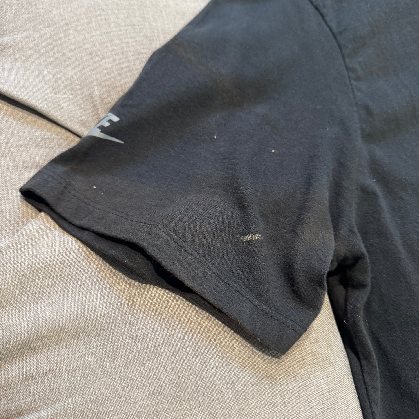 Nike Air Big Chest Logo T-Shirt 'Black' (Second hand)