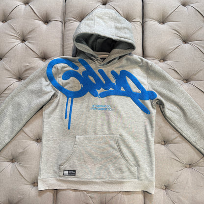 Geedup Handstyle Hoodie 'Grey Blue' (Second hand)