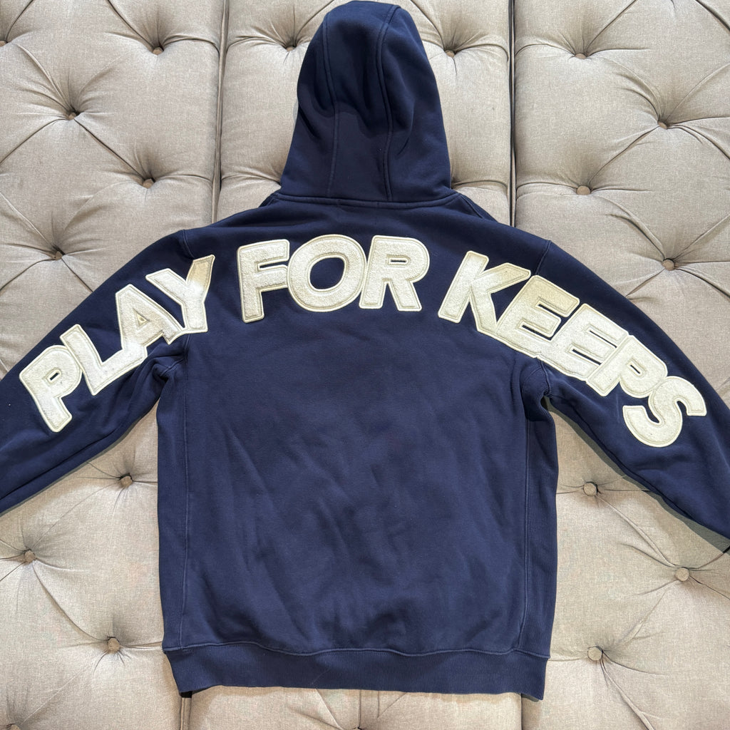 Geedup Play For Keeps Hoodie 'Navy White' (Second hand)