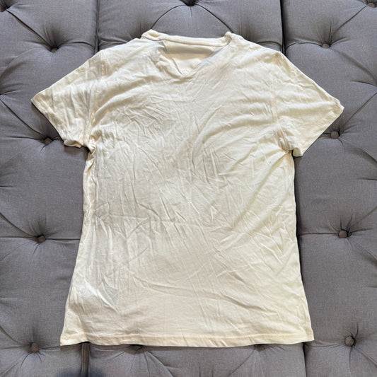 Tommy Hilfiger Flag Embroidery Tshirt 'Cream'