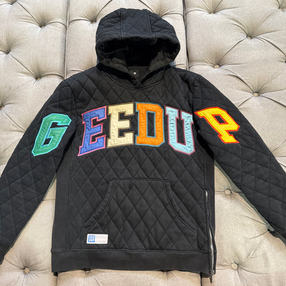 Geedup Team Logo Hoodie 'Holy Grail Multi Color 2.0 Quilt' (Second hand)