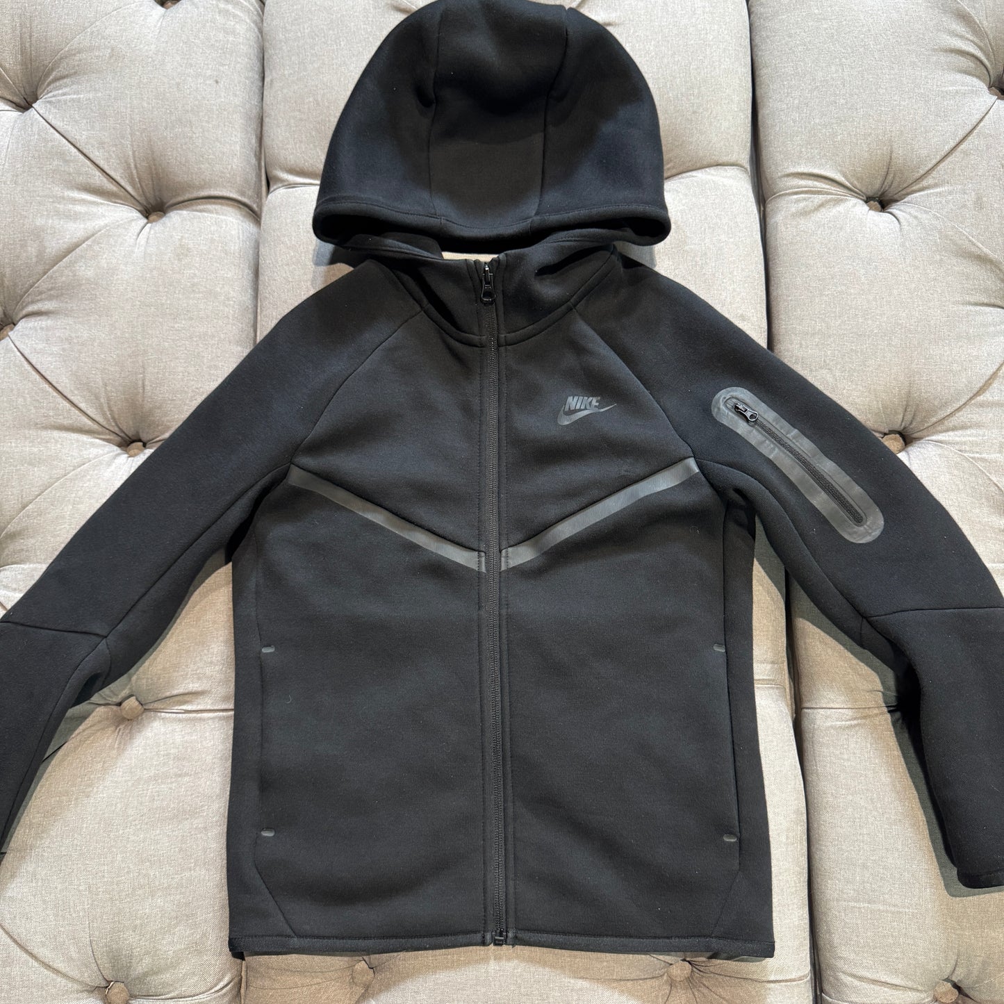 Nike Tech Fleece Jacket 'Black' (Second hand)