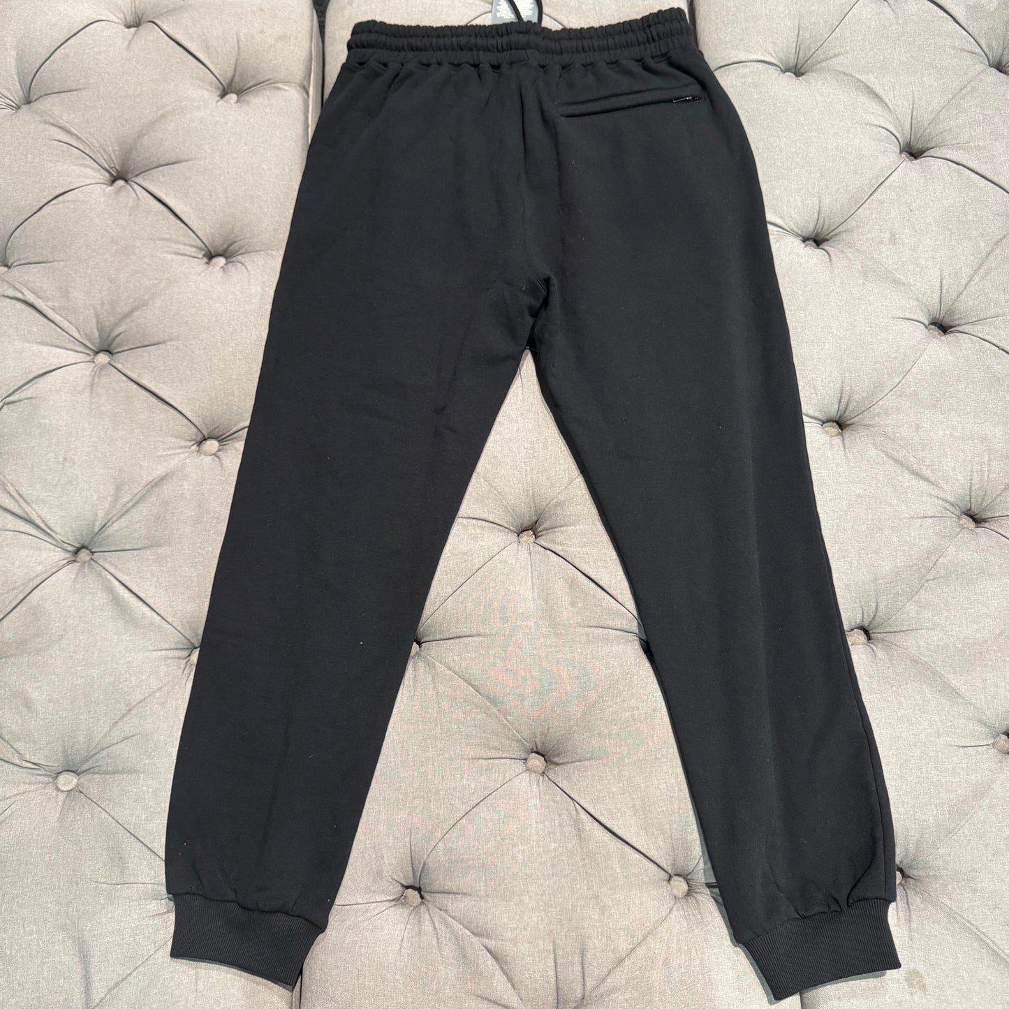 Geedup Micro Logo Track Pants 'Black White' (Second hand)