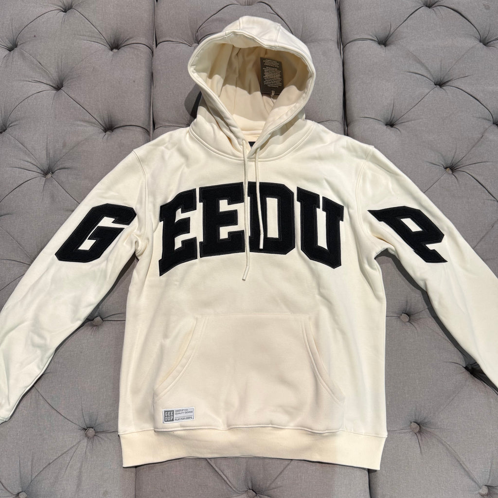 Geedup Team Logo Hoodie 'Buttercream Black' (Brand New)