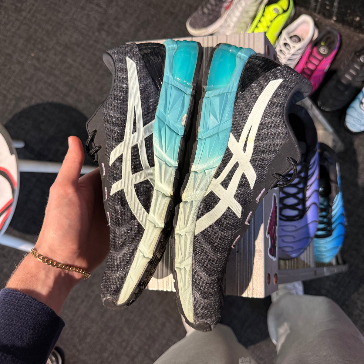 Asics Gel-Quantum 180 5 'Black Teal' (Second hand)