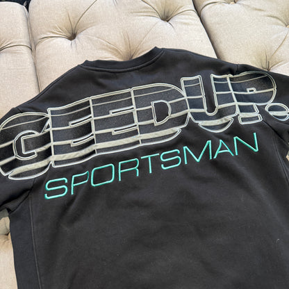 Geedup Sportsman Crewneck 'Black Teal' (Second hand)