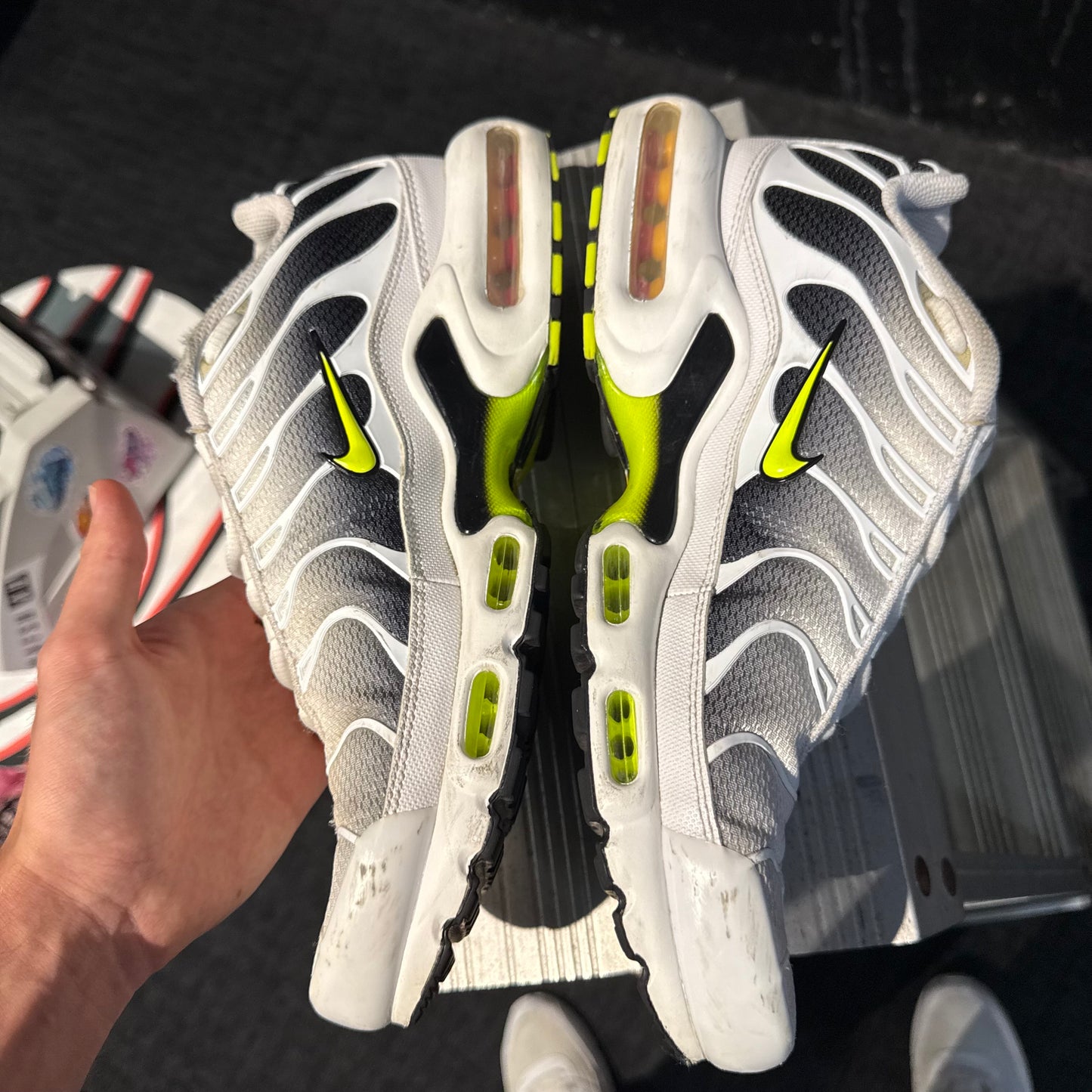 Nike Air Max Plus TN 'White Black Volt' (Second hand)