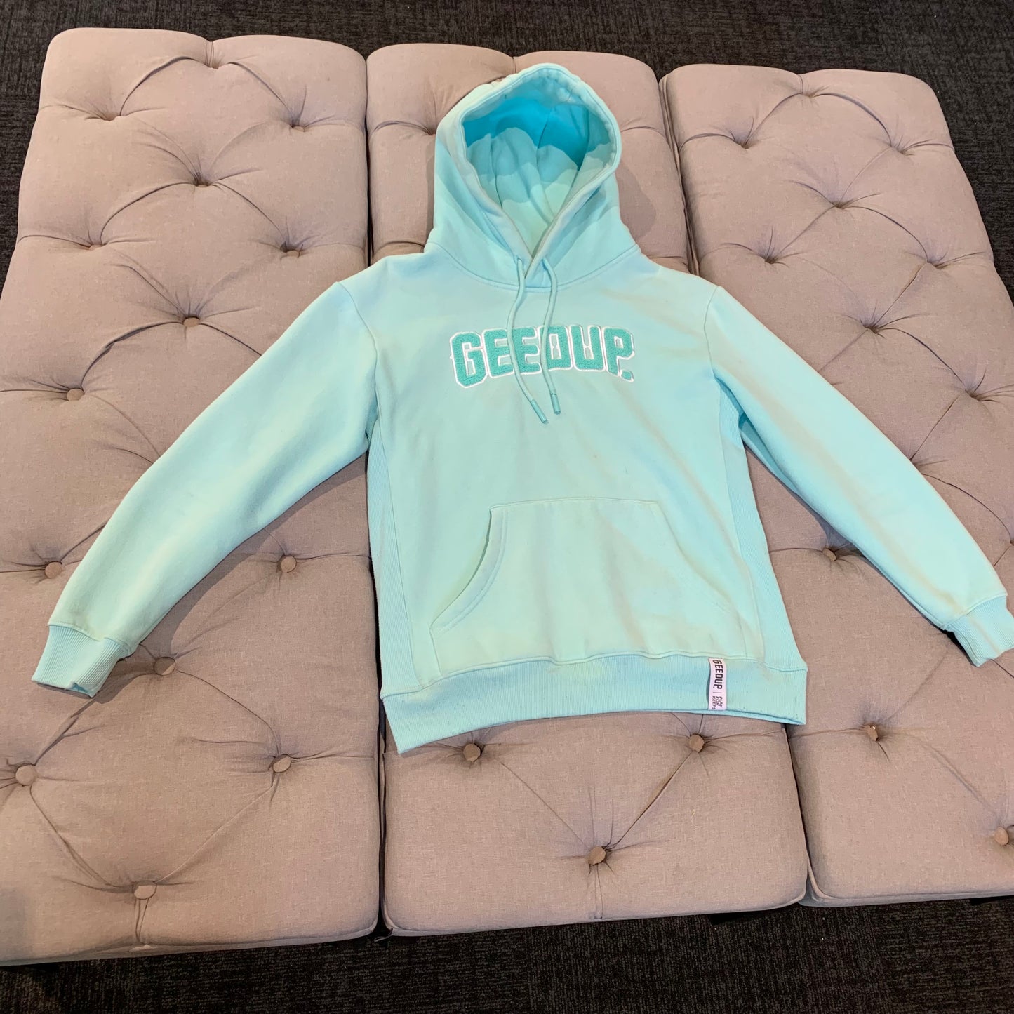 Geedup Play For Keeps Hoodie ‘Teal’ (Second hand)