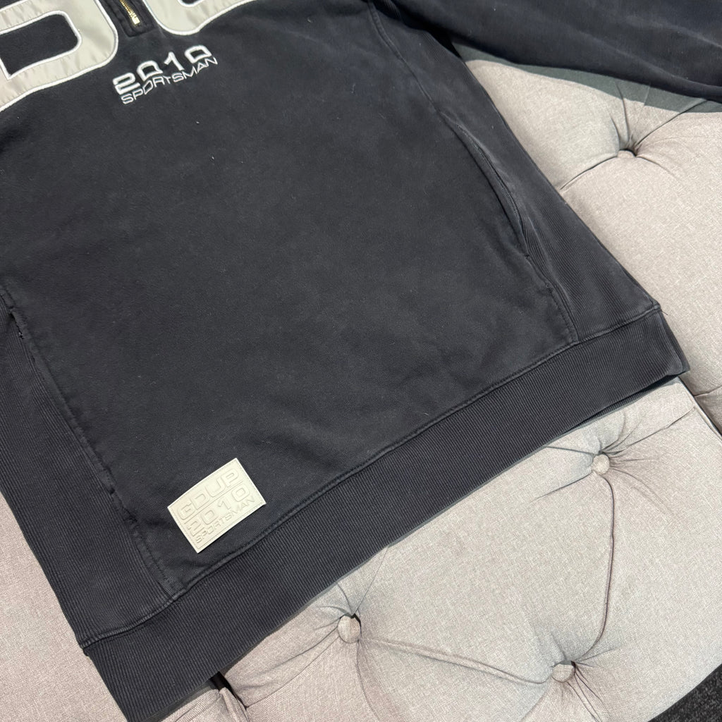 Geedup GDUP Sportsman Quarterzip 'Black White' (Second hand)