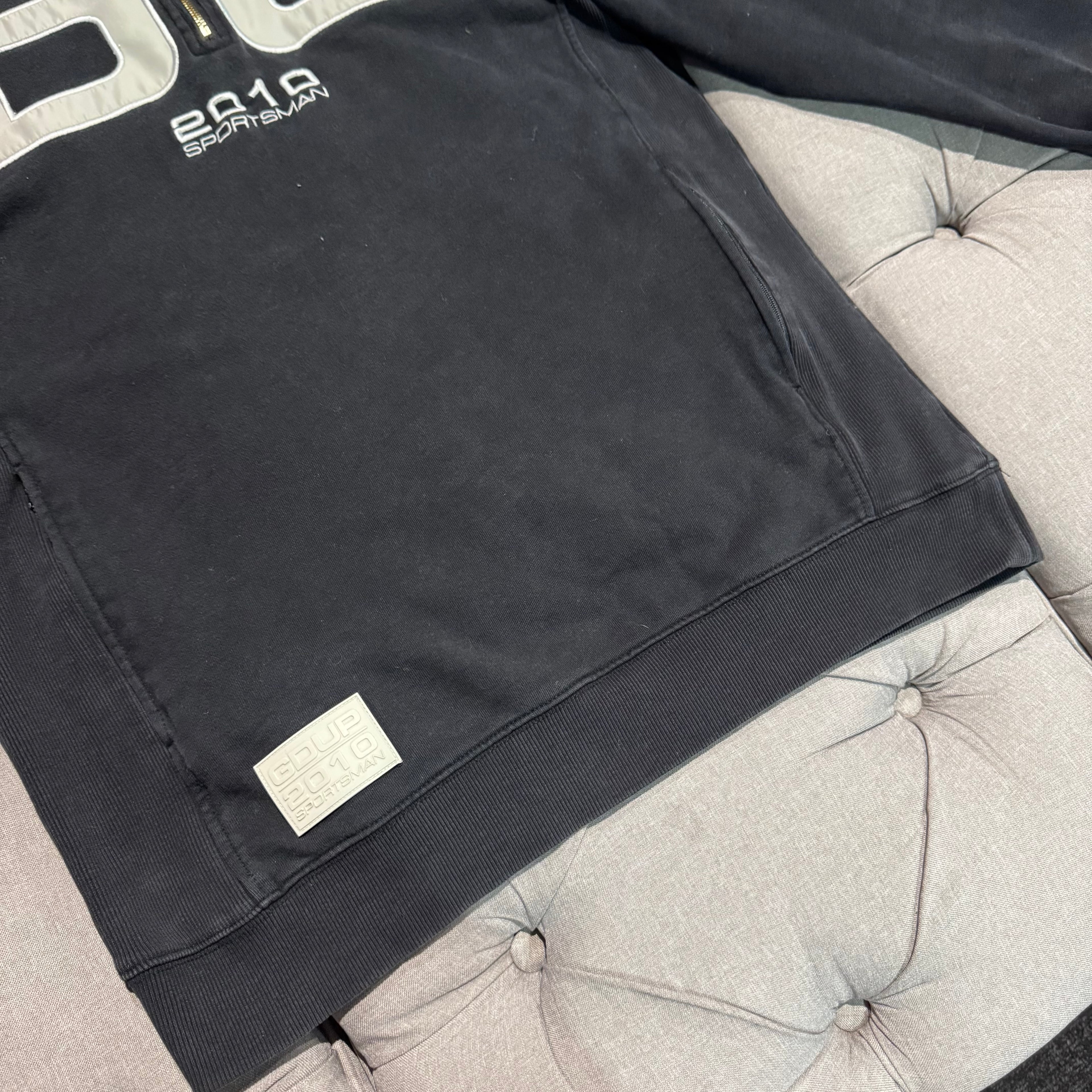 Geedup GDUP Sportsman Quarterzip 'Black White' (Second hand)