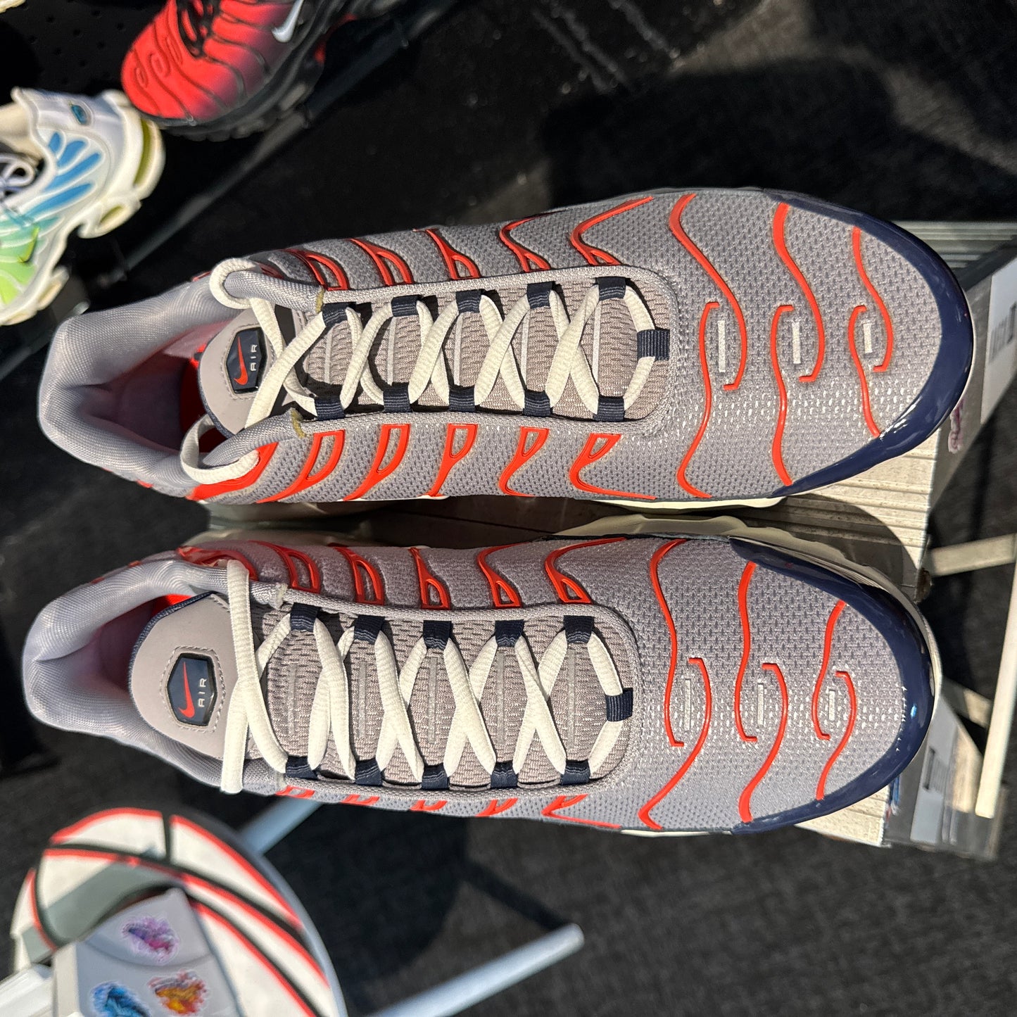 Nike Air Max Plus TN 'Cement Grey Red White' (Brand New)