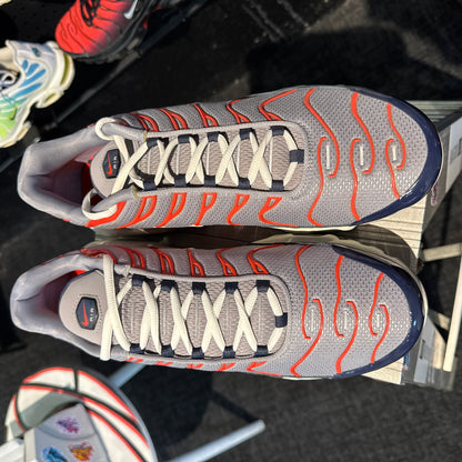 Nike Air Max Plus TN 'Cement Grey Red White' (Brand New)