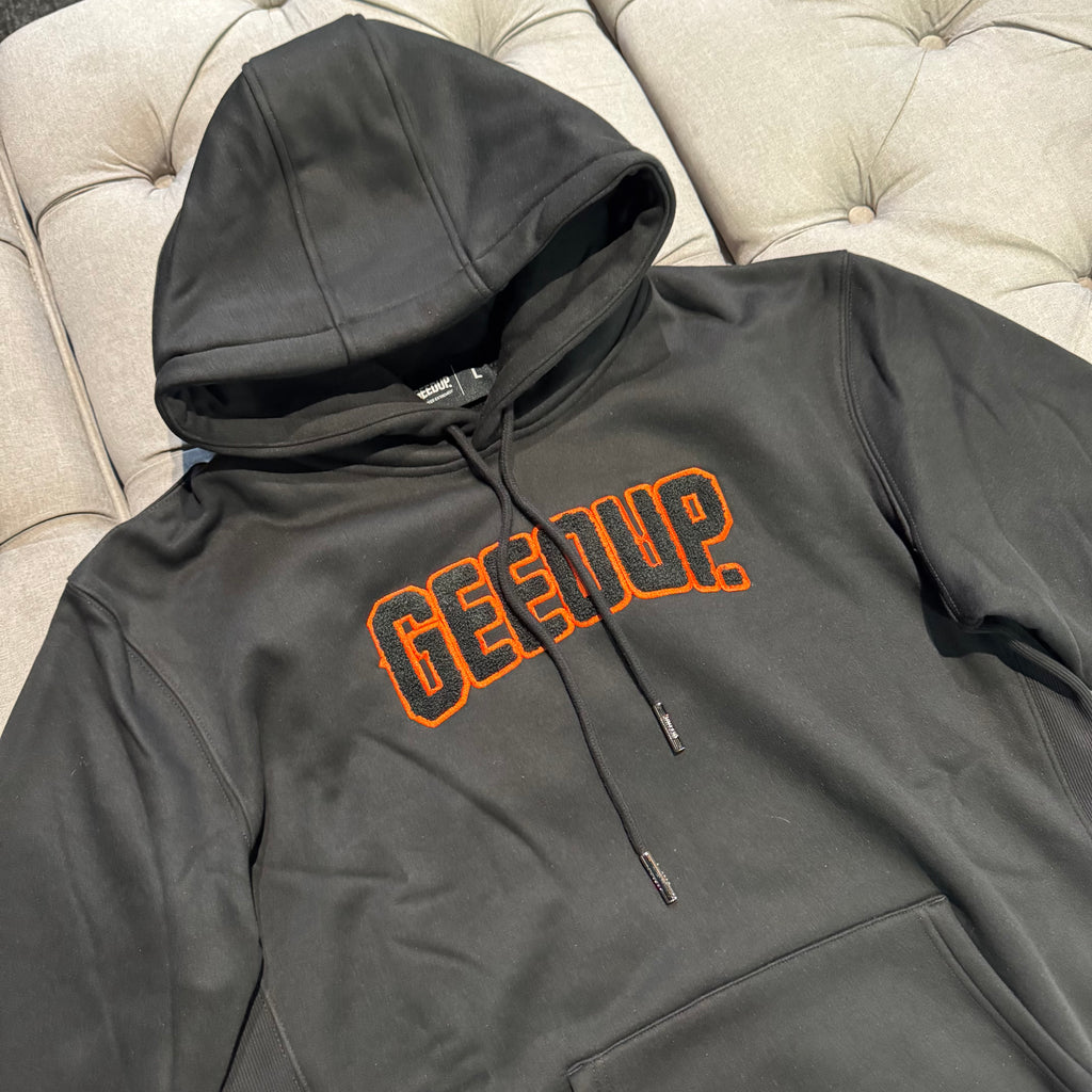 Geedup Play For Keeps Hoodie 'Black Orange Black' (Brand New)