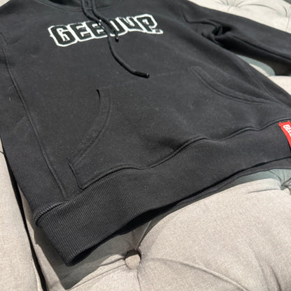 Geedup Play For Keeps Hoodie 'Black White Black' (Second hand)