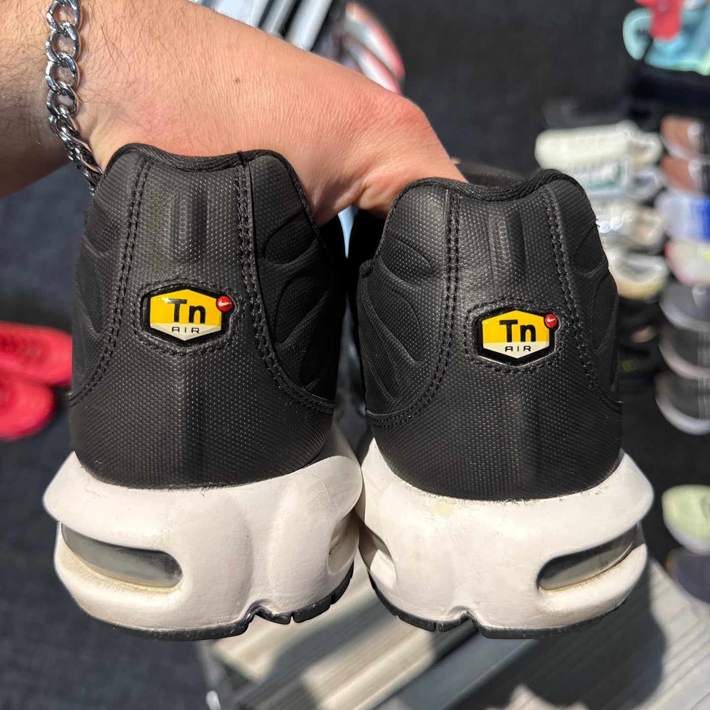Nike Air Max Plus 'TN' VT 'Black White Leather' (2016) (Second Hand)