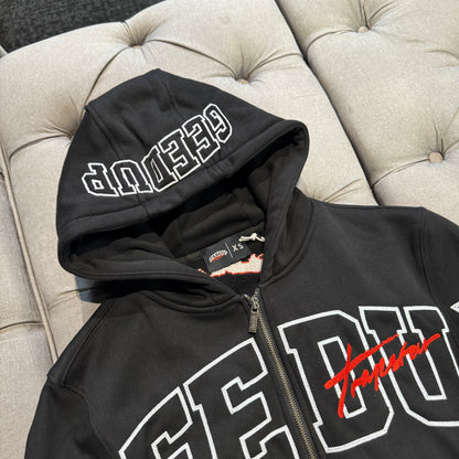 Geedup Team Logo x Trapstar Signature Jacket 'Black White Red' (Second hand)