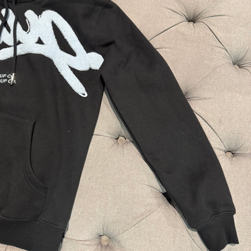 Geedup Handstyle Hoodie 'Black Baby Blue' (Second hand)