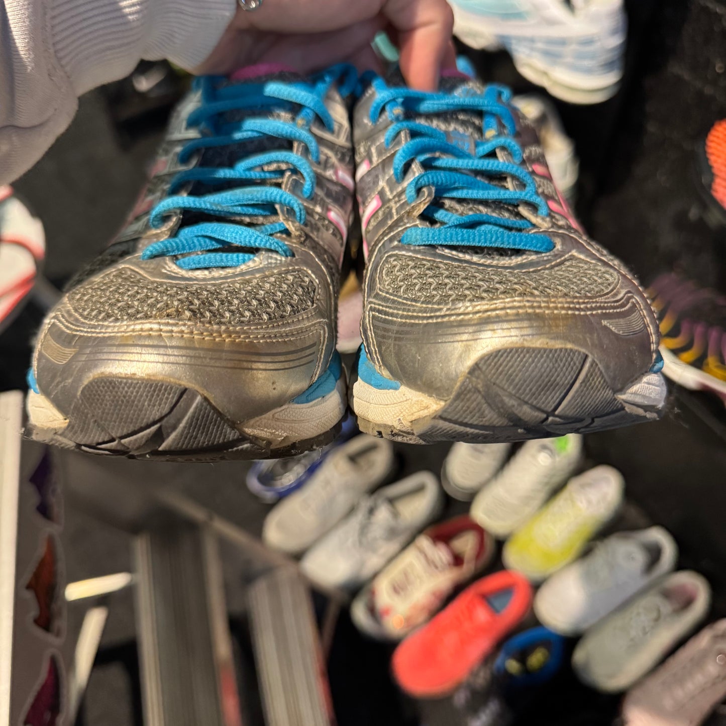 Asics Gel Kayano 19 'Silver Blue Pink' (Second hand)