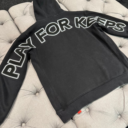 Geedup Play For Keeps Hoodie 'Black White Black' (Second hand)