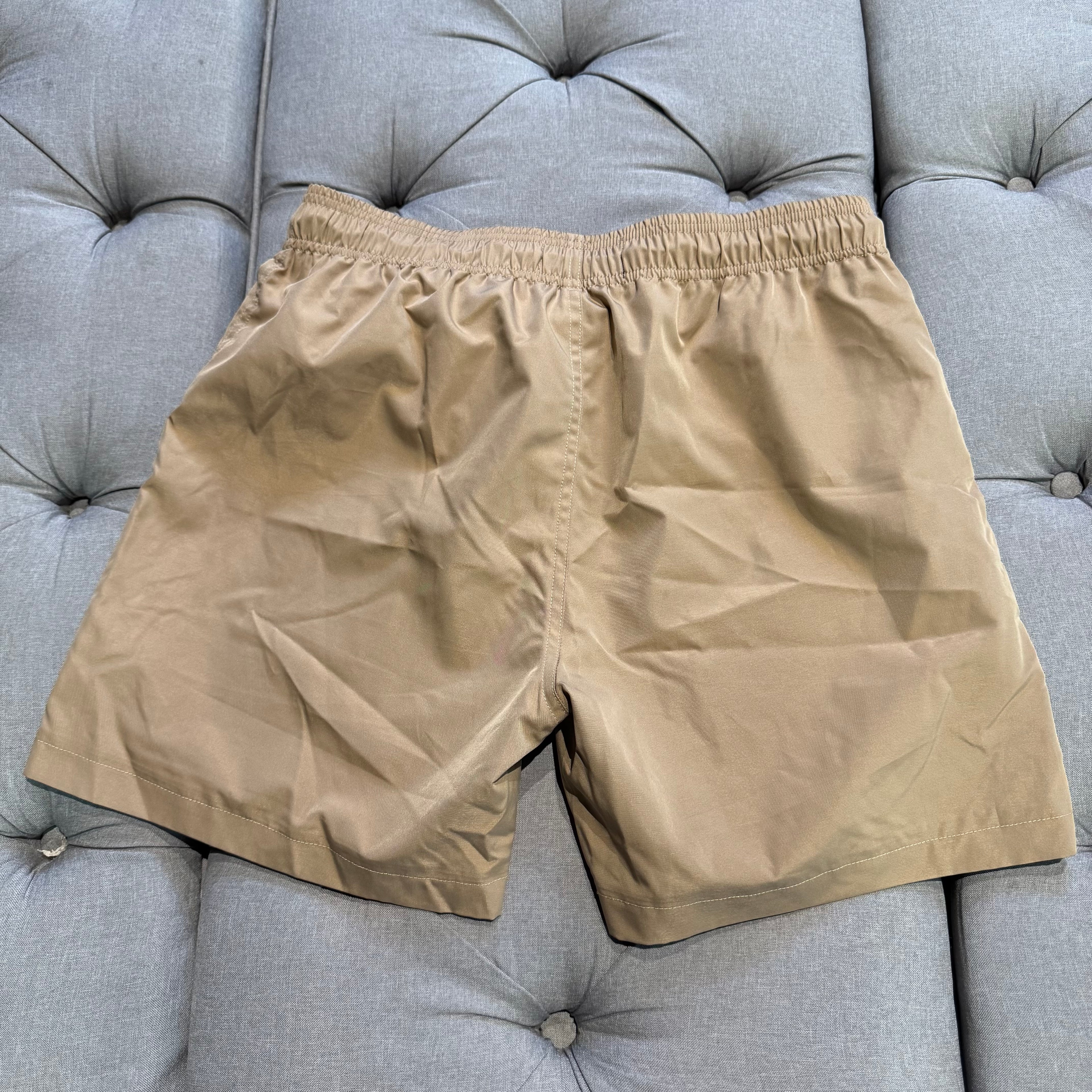 Geedup Micro Logo Shorts 'Brown White' (Second hand)