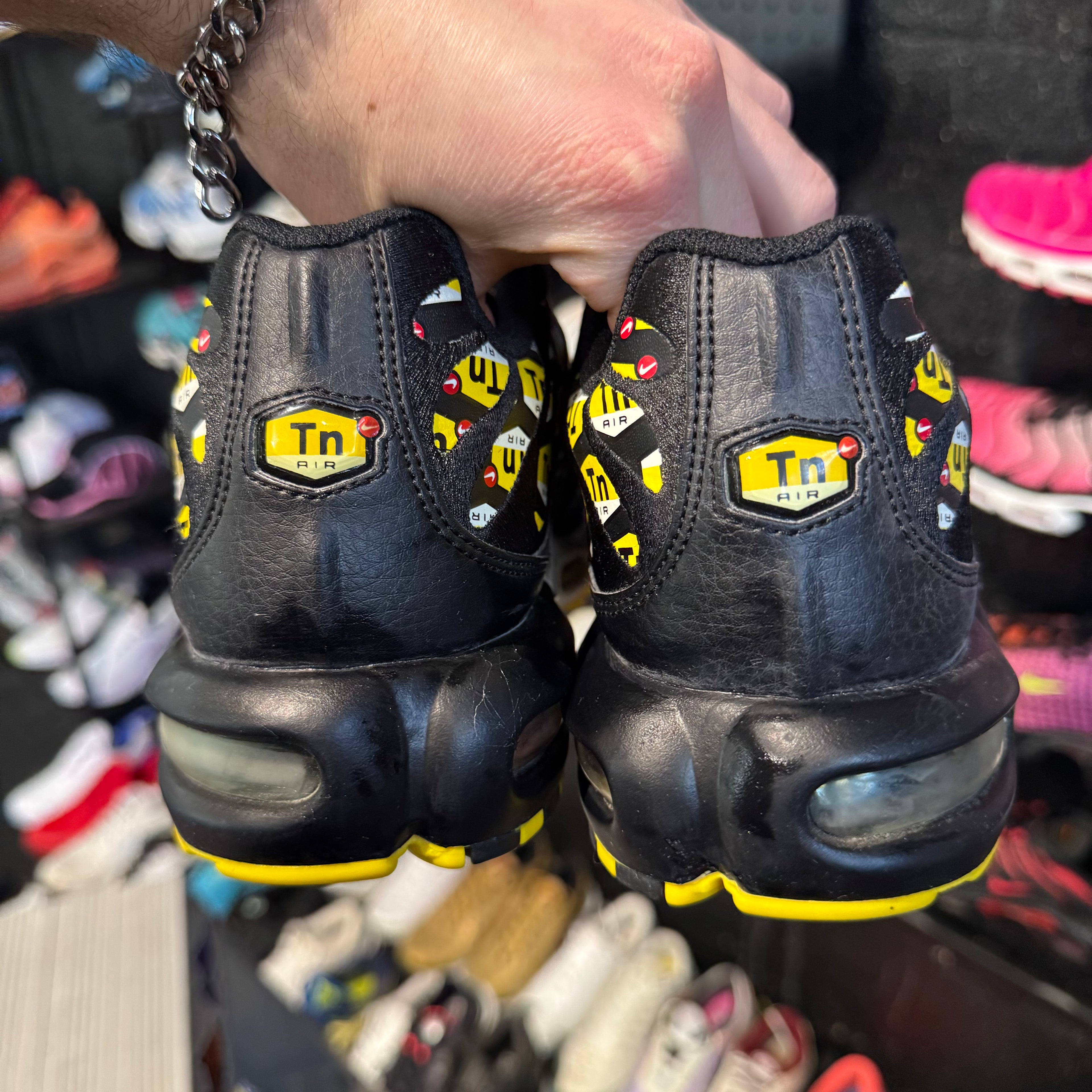 Nike Air Max Plus TN 'All Over Print Black' (Brand New)