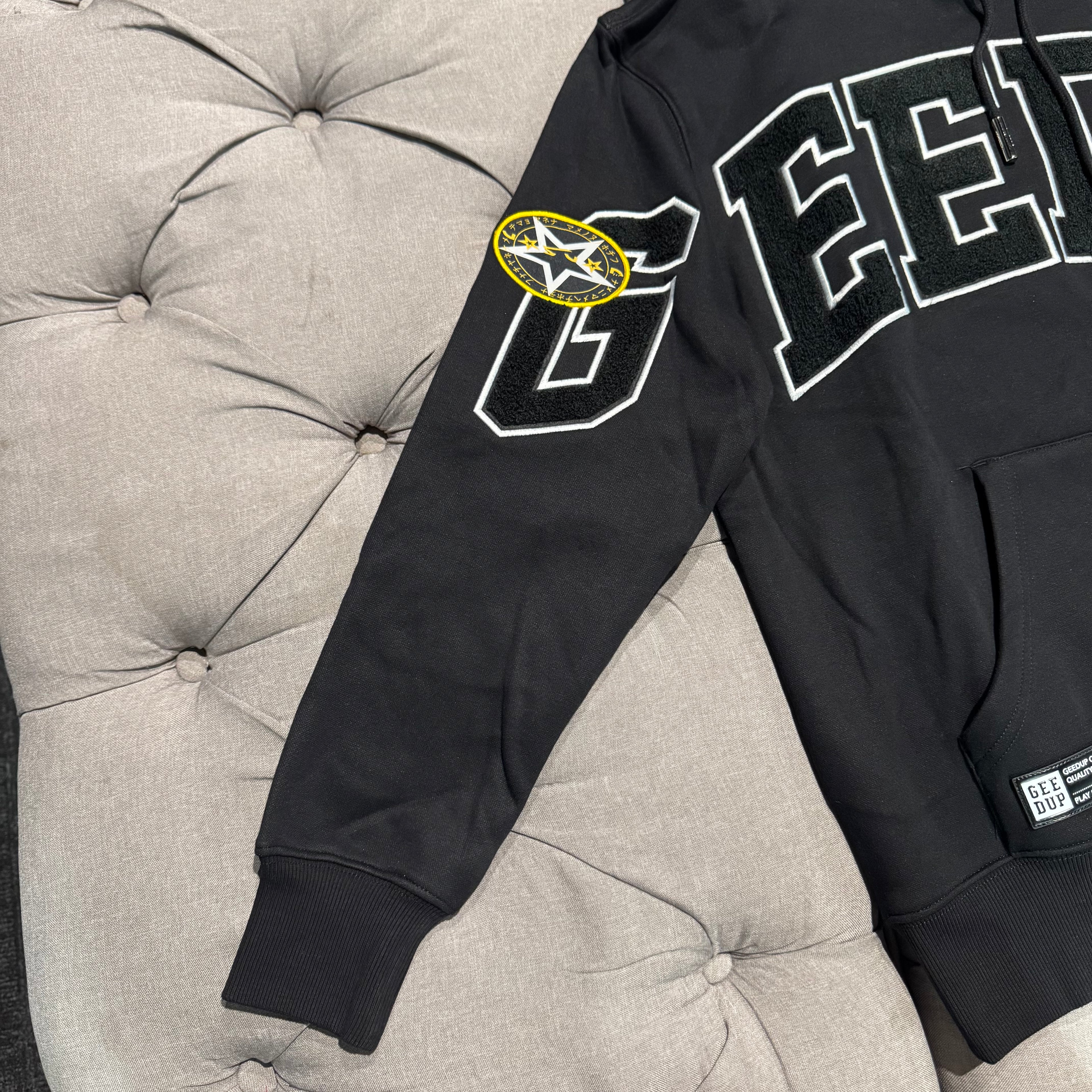 Geedup Team Logo X Vanson Hoodie 'Black' (Brand New)
