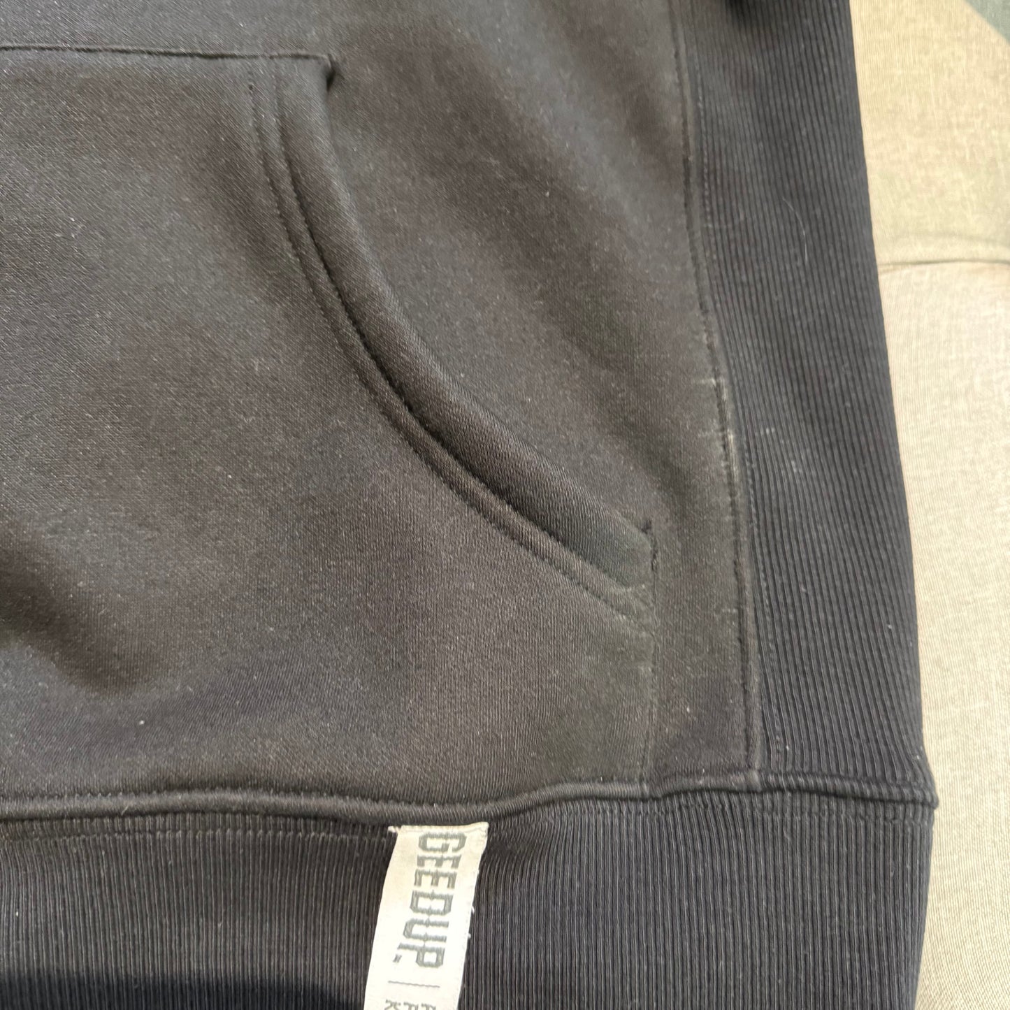 Geedup Play For Keeps Hoodie 'Black White' (Second hand)