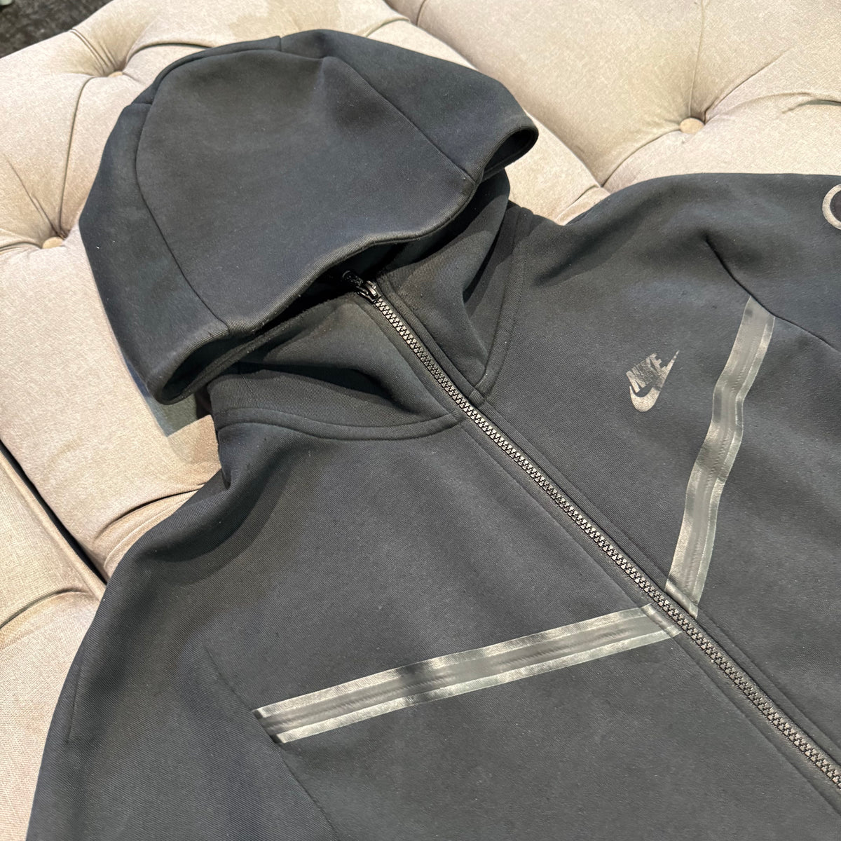 Nike Tech Fleece Jacket 'Black' (Second hand)