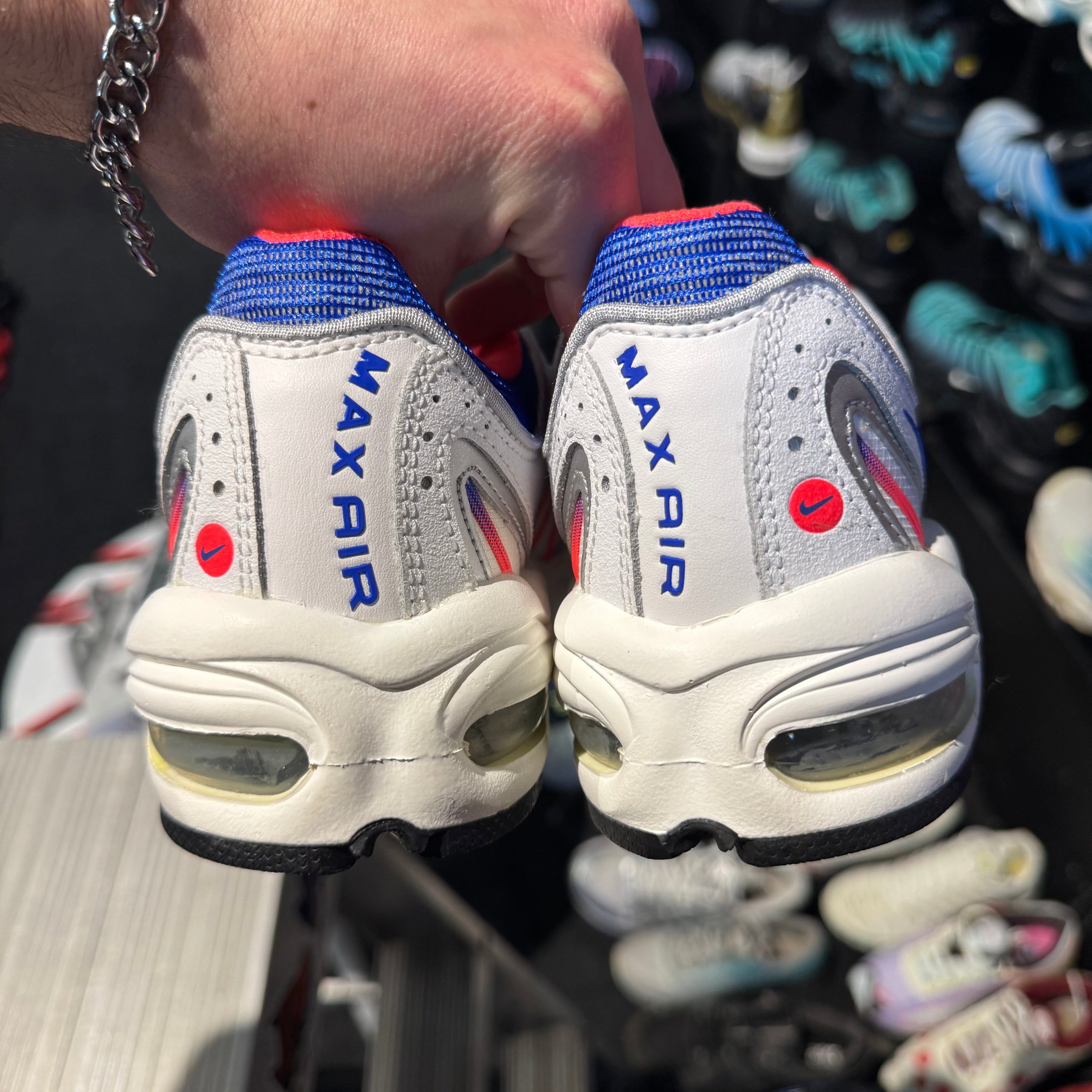 Nike Air Max Tailwind 4 'White Racer Blue Flash Crimson' (Brand New)