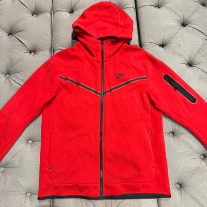 Nike Tech Fleece Jacket 'Red' (Second hand)