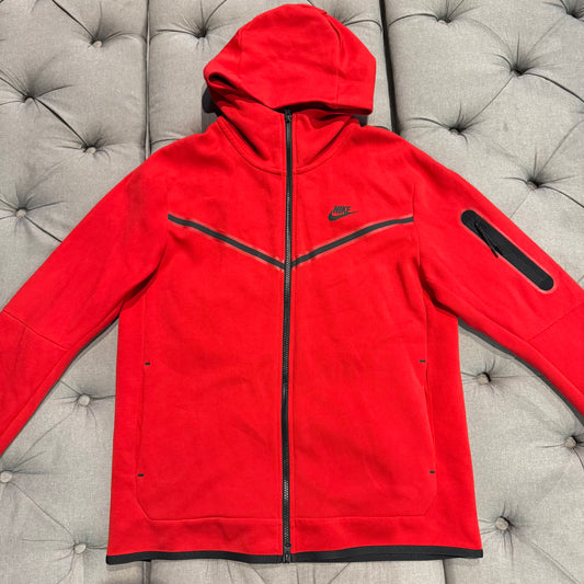 Nike Tech Fleece Jacket 'Red' (Second hand)