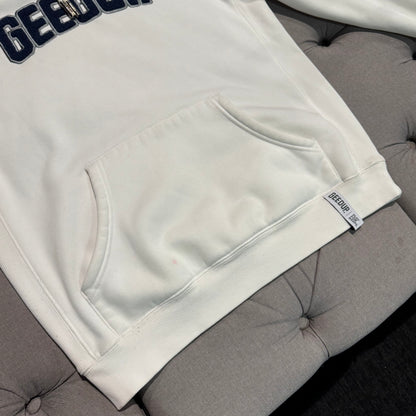 Geedup Play For Keeps Hoodie 'White Navy' (Second hand)